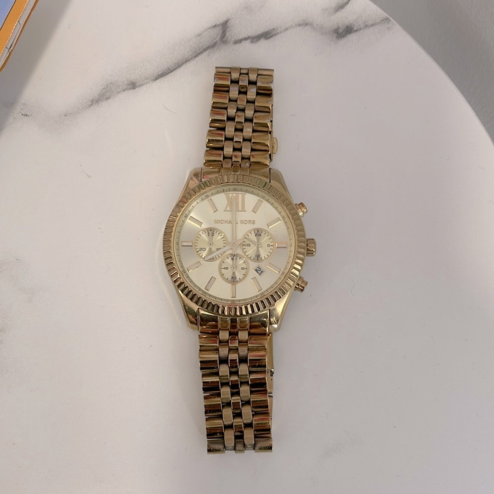 Michael Kors gold men’s watch great condition